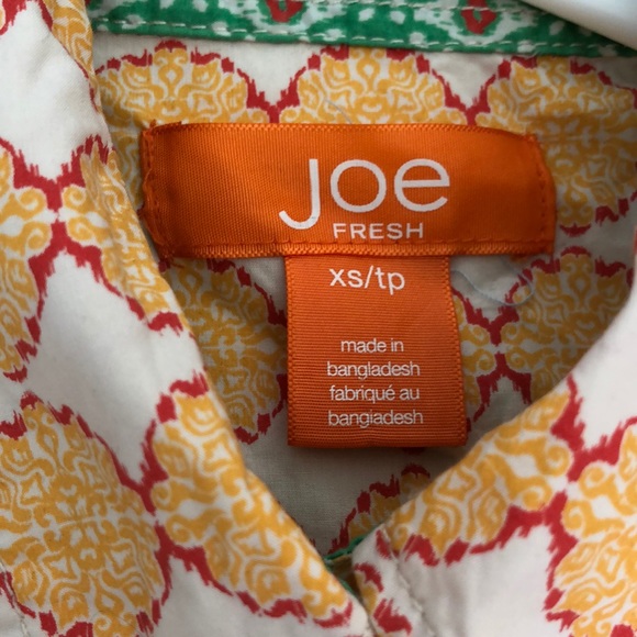 Joe Fresh Bright Button Up Blouse - Picture 3 of 10